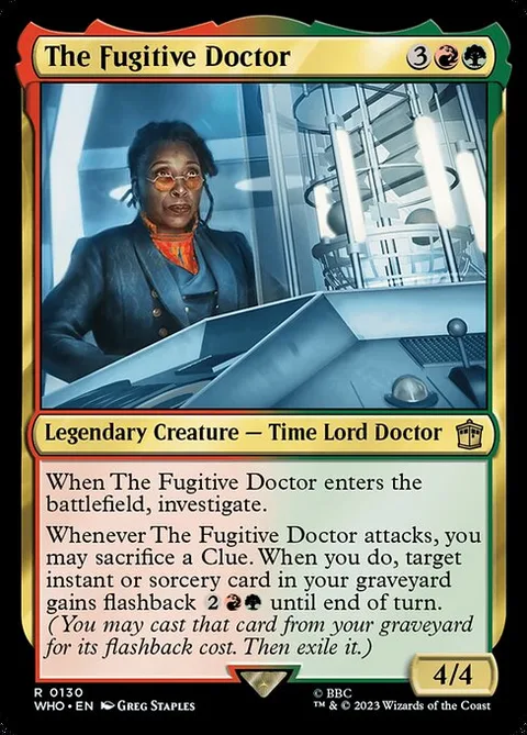 The Fugitive Doctor, carte 130 de Doctor Who