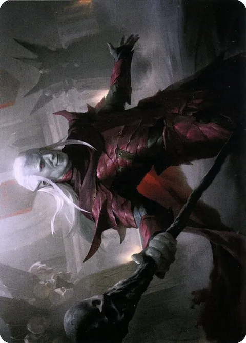 Baeloth Barrityl, Entertainer // Baeloth Barrityl, Entertainer, card 33 from Battle for Baldur's Gate Art Series
