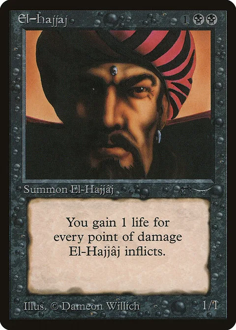 El-Hajjâj, card 24 from Arabian Nights