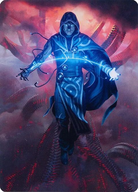Jace, the Perfected Mind // Jace, the Perfected Mind, card 15 from Phyrexia: All Will Be One Art Series