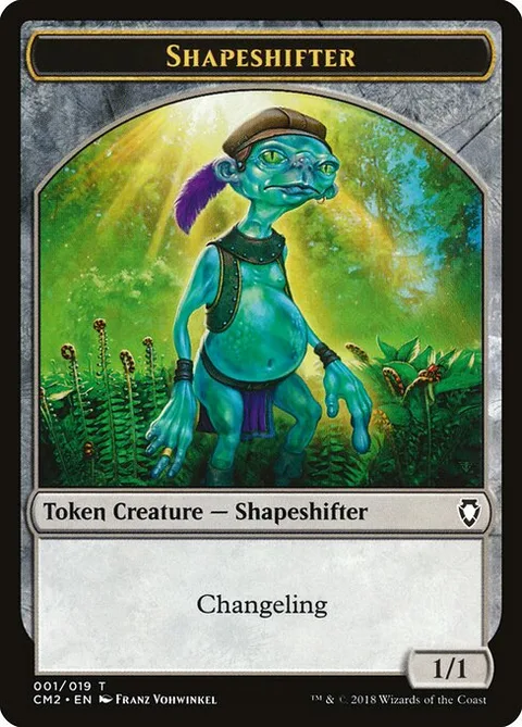 Shapeshifter, card 1 from Commander Anthology Volume II Tokens