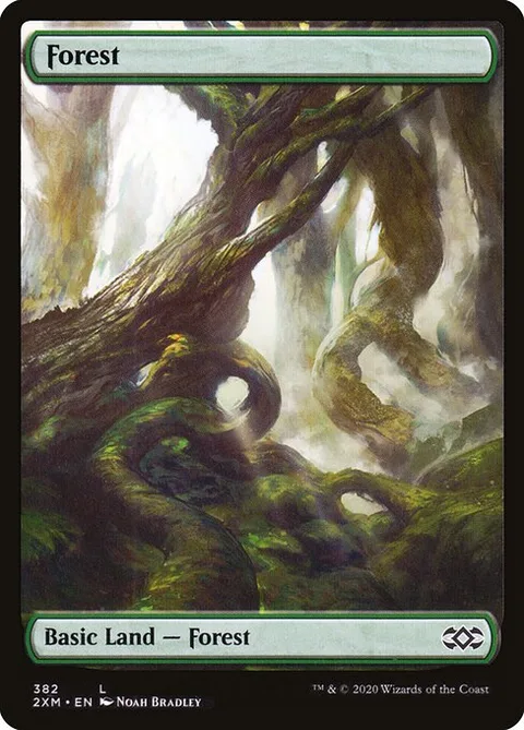 Forest, card 382 from Double Masters