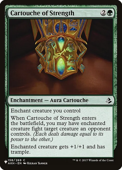 Cartouche of Strength, carte AKH-158 de The List