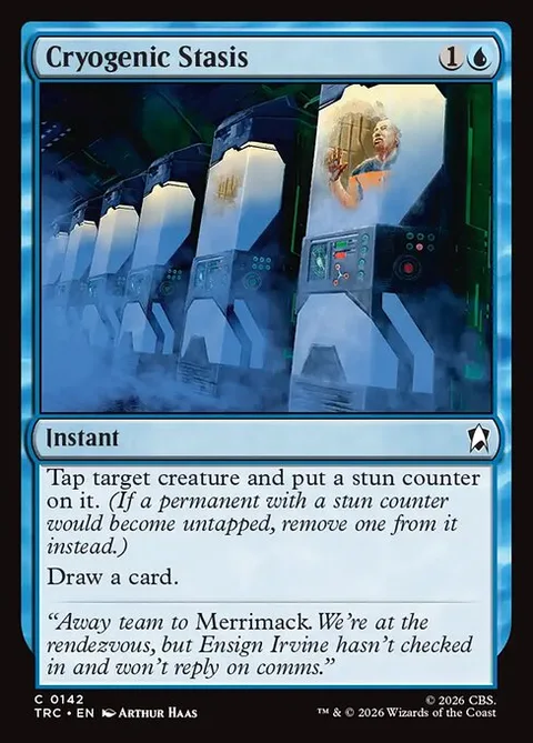 Cryogenic Stasis, carte 142 de Star Trek Commander