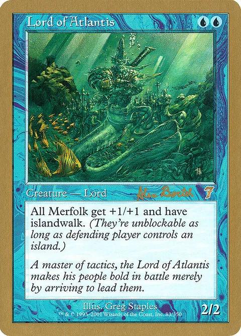Lord of Atlantis, card ab83 from World Championship Decks 2001