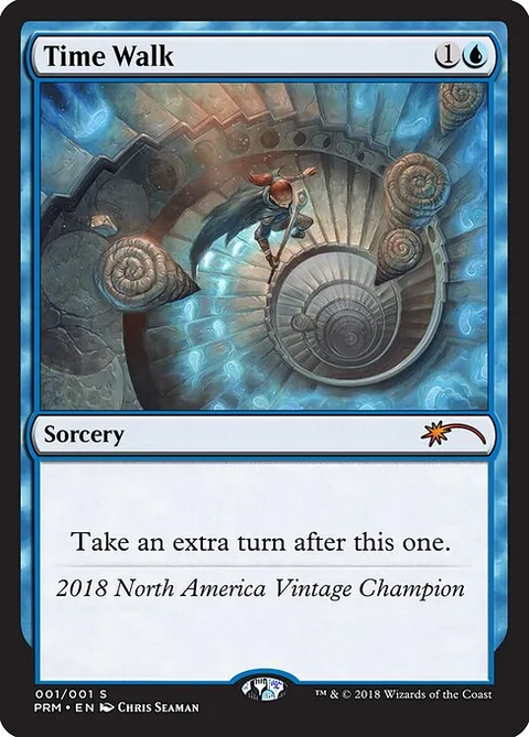 Time Walk, card 2018NA from Vintage Championship