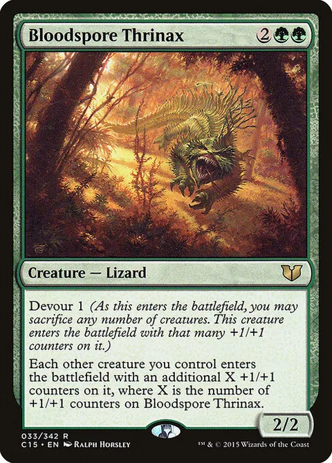 Bloodspore Thrinax, carte 33 de Commander 2015