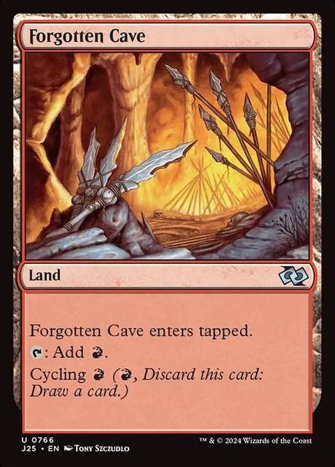 Forgotten Cave, card 766 from Foundations Jumpstart