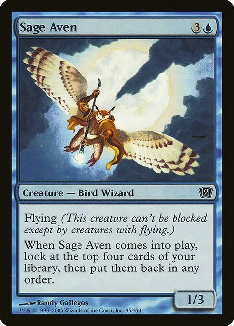 Sage Aven, card 95★ from Ninth Edition