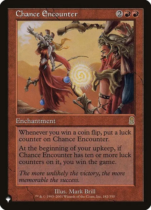 Chance Encounter, card ODY-182 from The List