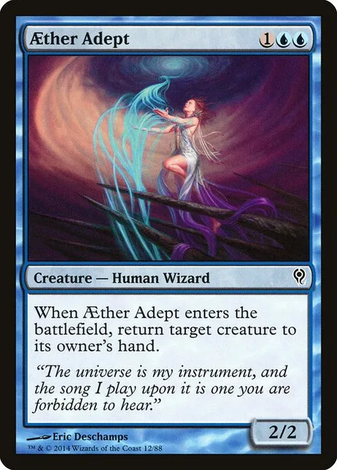 Aether Adept, card 12 from Duel Decks: Jace vs. Vraska