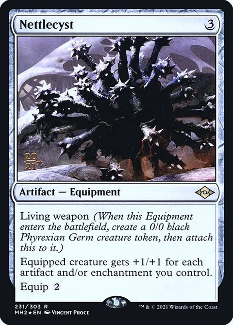 Nettlecyst, carte 231s de Modern Horizons 2 Promos