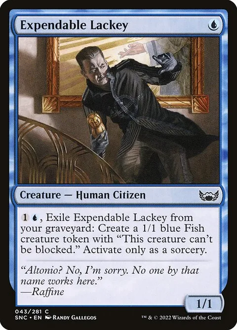 Expendable Lackey, carte 43 de Streets of New Capenna