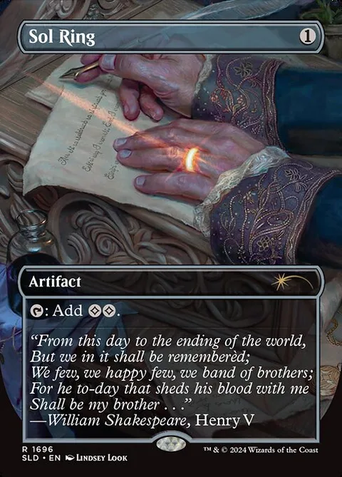 Sol Ring, carte 1696 de Secret Lair Drop