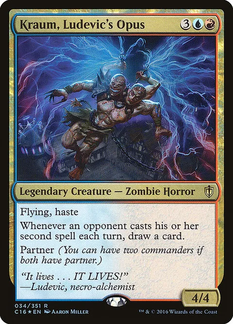 Kraum, Ludevic's Opus, card 34 from Commander 2016