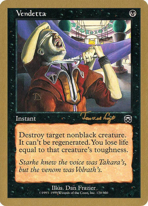 Vendetta, card tvdl170 from World Championship Decks 2001