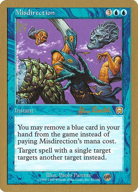 Misdirection, card ab87sb from World Championship Decks 2001