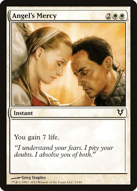 Angel's Mercy, card 3 from Avacyn Restored