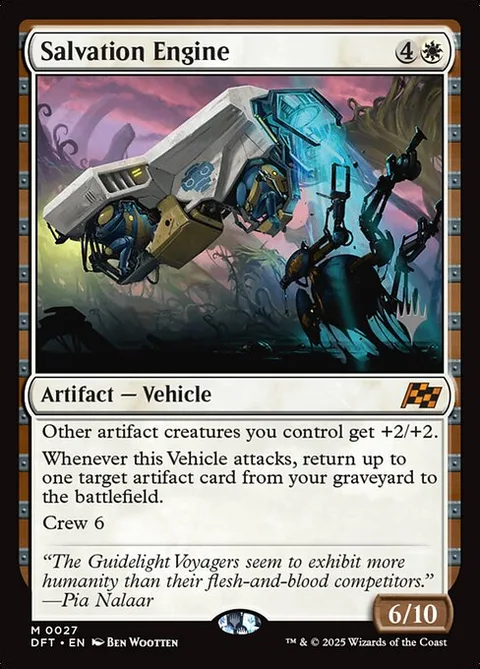 Salvation Engine, card 27p from Aetherdrift Promos