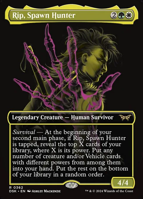 Rip, Spawn Hunter, card 362 from Duskmourn: House of Horror