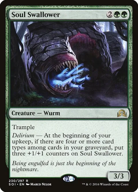 Soul Swallower, card 230 from Shadows over Innistrad