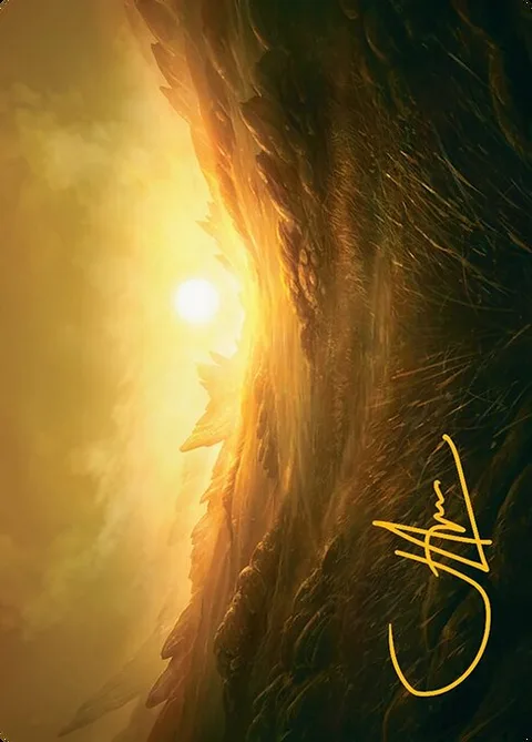 Plains // Plains, carte 31 de Tarkir: Dragonstorm Art Series