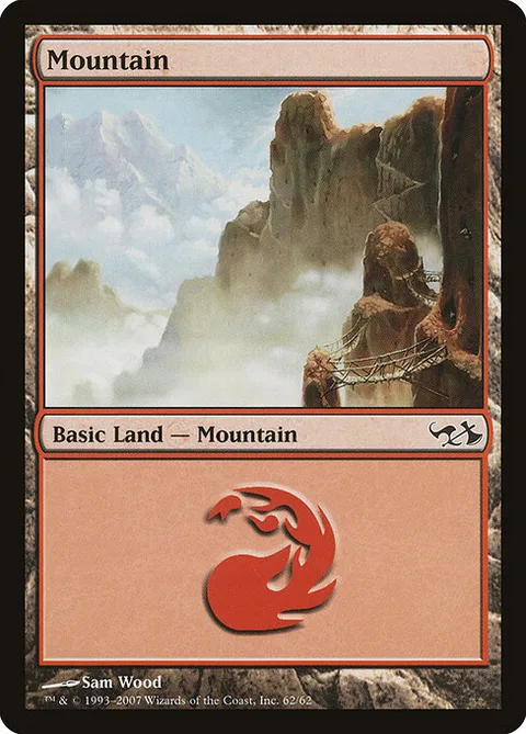 Mountain, carte 62 de Duel Decks: Elves vs. Goblins