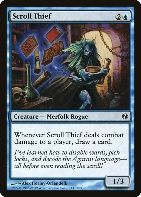Scroll Thief, carte 7 de Duel Decks: Venser vs. Koth