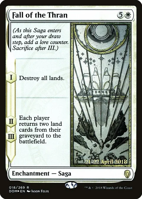 Fall of the Thran, carte 18s de Dominaria Promos