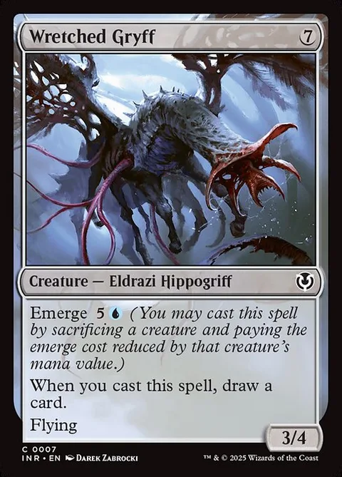 Wretched Gryff, card 7 from Innistrad Remastered