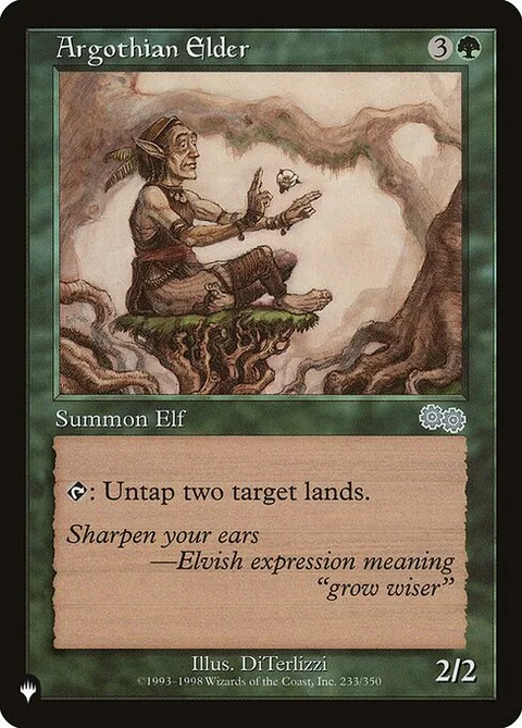 Argothian Elder, carte USG-233 de The List