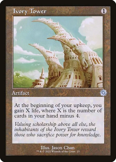 Ivory Tower, card 23 from The Brothers' War Retro Artifacts