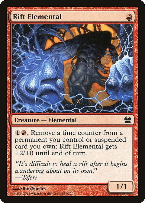 Rift Elemental, card 127 from Modern Masters