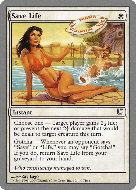 Save Life, card 19 from Unhinged