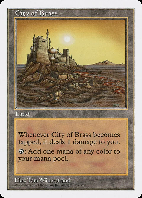City of Brass, card 413 from Fifth Edition