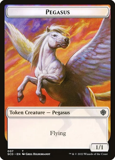 Pegasus, carte 7 de Starter Commander Deck Tokens