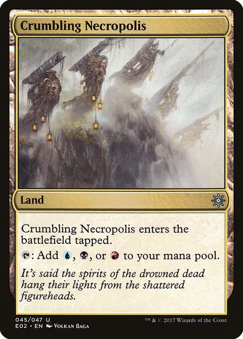 Crumbling Necropolis, carte 45 de Explorers of Ixalan