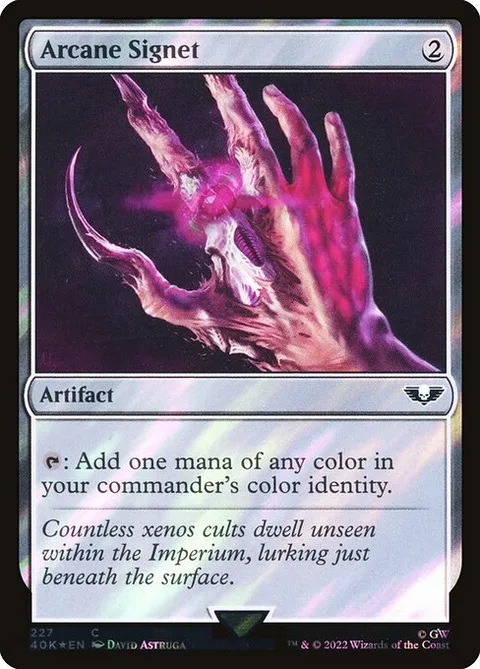 Arcane Signet, carte 227★ de Warhammer 40,000 Commander