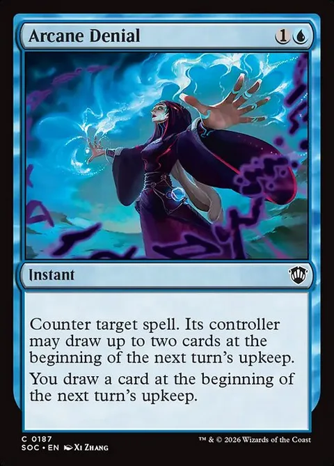 Arcane Denial, carte 187 de Secrets of Strixhaven Commander
