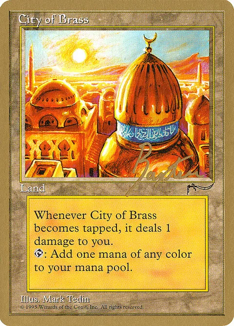 City of Brass, card gb112 from Pro Tour Collector Set
