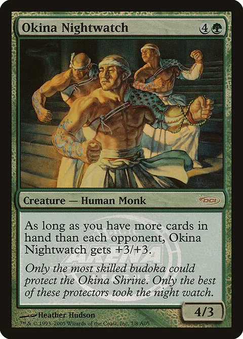 Okina Nightwatch, card 7 from Arena League 2005