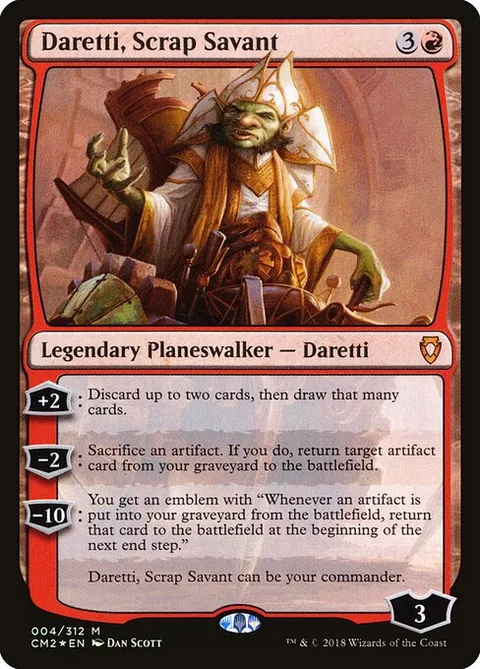 Daretti, Scrap Savant, carte 4 de Commander Anthology Volume II
