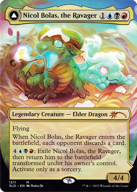 Nicol Bolas, the Ravager // Nicol Bolas, the Arisen, carte 1211 de Secret Lair Drop