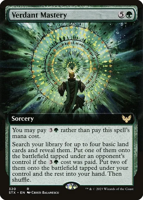 Verdant Mastery, carte 320 de Strixhaven: School of Mages