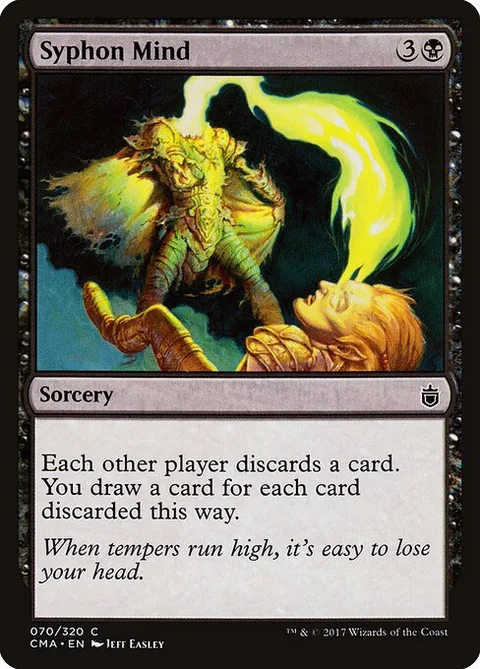 Syphon Mind, card 70 from Commander Anthology