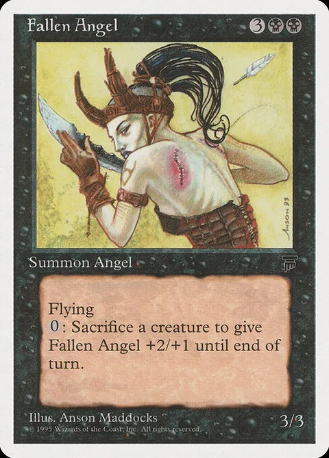 Fallen Angel, card 32 from Chronicles