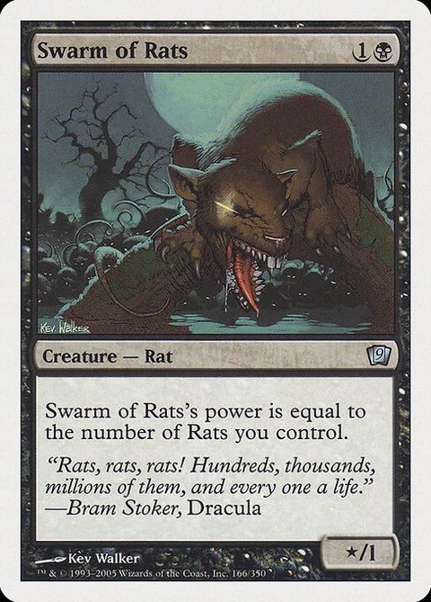 Swarm of Rats, carte 166 de Ninth Edition