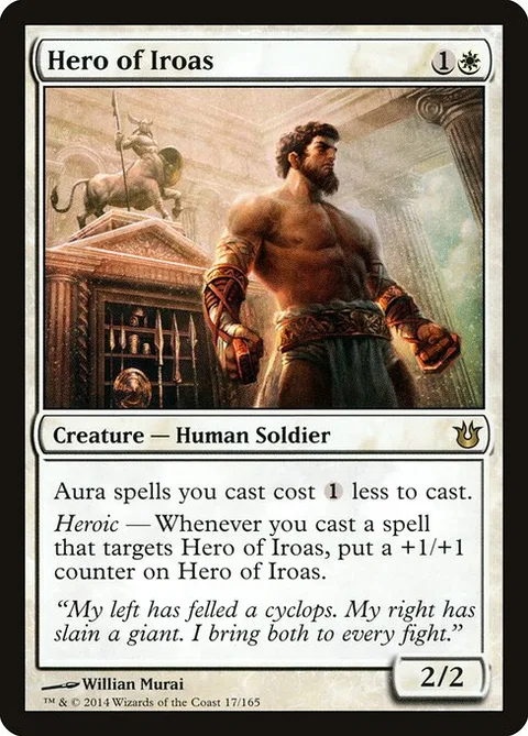 Hero of Iroas, card 17 from Born of the Gods