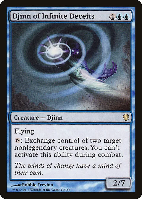 Djinn of Infinite Deceits, carte 41 de Commander 2013