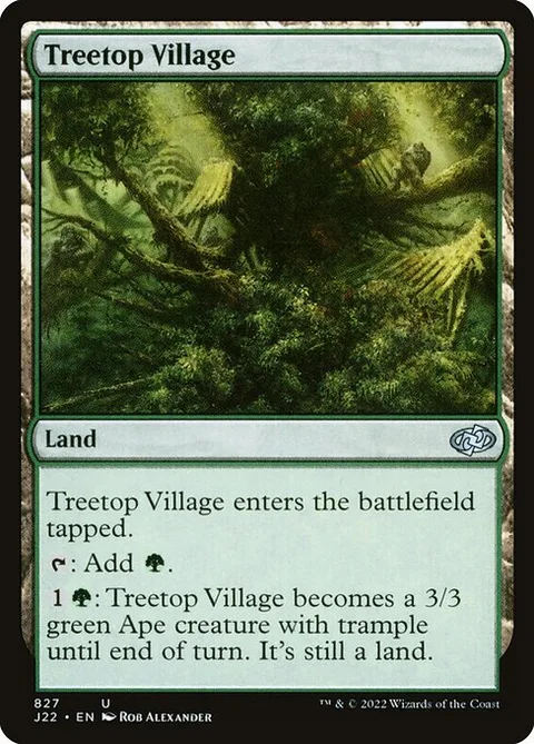 Treetop Village, card 827 from Jumpstart 2022